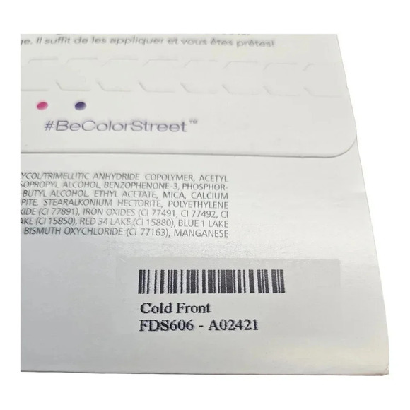 Cold Front -ColorStreet NWT Real nail Polish - Picture 3 of 3
